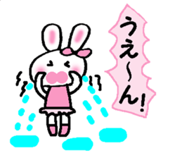 a kawaii kawaii rabbit sticker #14316172