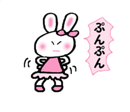 a kawaii kawaii rabbit sticker #14316173