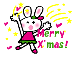 a kawaii kawaii rabbit sticker #14316178