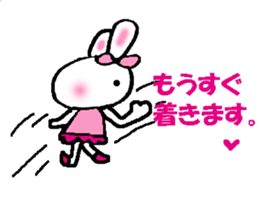 a kawaii kawaii rabbit sticker #14316183