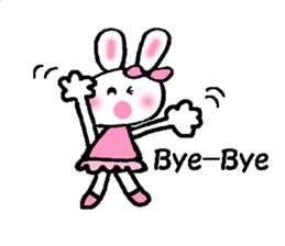 a kawaii kawaii rabbit sticker #14316187