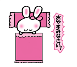a kawaii kawaii rabbit sticker #14316189