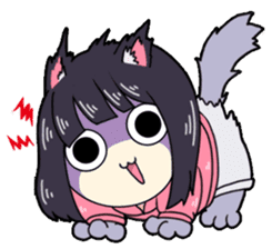 Yuri-nyan sticker #14316562