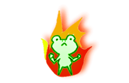 Naniwa frog 2 sticker #14316780