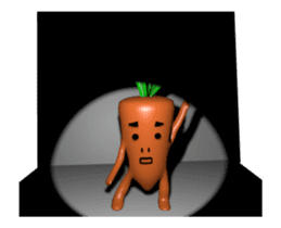 very calm carrot sticker #14316920