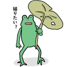 lretum frog. sticker #14316966