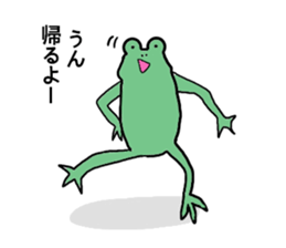 lretum frog. sticker #14316975