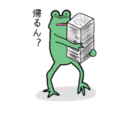 lretum frog. sticker #14316980