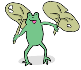 lretum frog. sticker #14316992