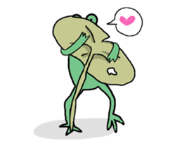 lretum frog. sticker #14316993