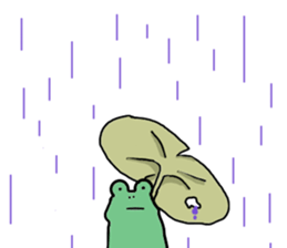 lretum frog. sticker #14316994