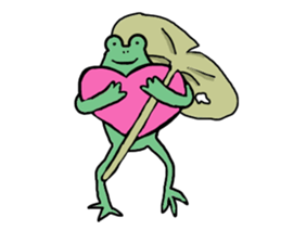 lretum frog. sticker #14316997