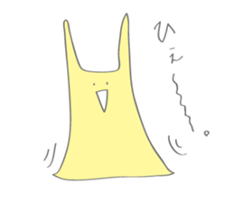 Mr.rabbit like plastic bag. sticker #14317625