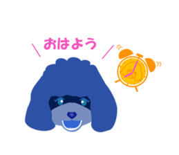 ToyPoodle Dog Berry's cute daily sticker sticker #14317838