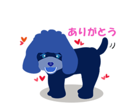 ToyPoodle Dog Berry's cute daily sticker sticker #14317841