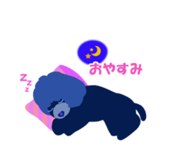 ToyPoodle Dog Berry's cute daily sticker sticker #14317842