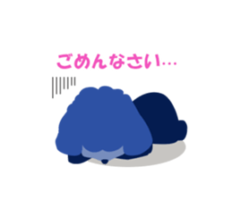 ToyPoodle Dog Berry's cute daily sticker sticker #14317844