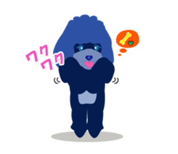 ToyPoodle Dog Berry's cute daily sticker sticker #14317845