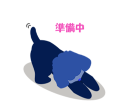 ToyPoodle Dog Berry's cute daily sticker sticker #14317847