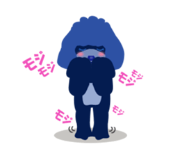 ToyPoodle Dog Berry's cute daily sticker sticker #14317848