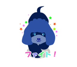 ToyPoodle Dog Berry's cute daily sticker sticker #14317850