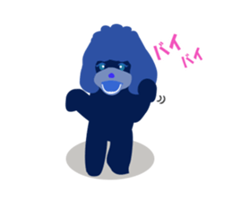 ToyPoodle Dog Berry's cute daily sticker sticker #14317854