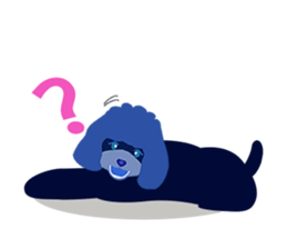 ToyPoodle Dog Berry's cute daily sticker sticker #14317858