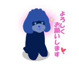 ToyPoodle Dog Berry's cute daily sticker sticker #14317860