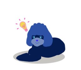 ToyPoodle Dog Berry's cute daily sticker sticker #14317861