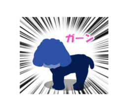 ToyPoodle Dog Berry's cute daily sticker sticker #14317865