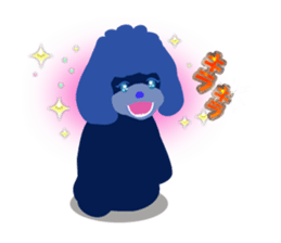 ToyPoodle Dog Berry's cute daily sticker sticker #14317870