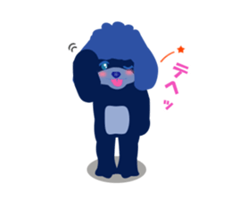 ToyPoodle Dog Berry's cute daily sticker sticker #14317871