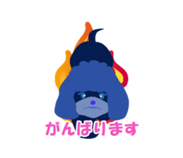 ToyPoodle Dog Berry's cute daily sticker sticker #14317873