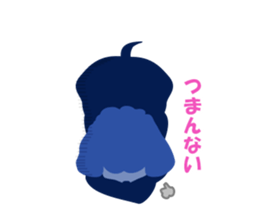 ToyPoodle Dog Berry's cute daily sticker sticker #14317874
