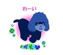 ToyPoodle Dog Berry's cute daily sticker sticker #14317877