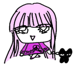 Glitter sticker #14317936