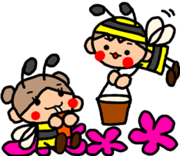 ORANGE chan and BROWN kun Jan.-Apr. sticker #14318123