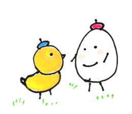 eggs life sticker #14318674