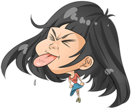 Cute Pony Girl sticker #14319486