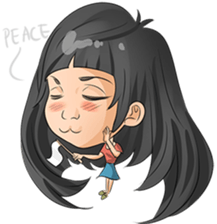 Cute Pony Girl sticker #14319488