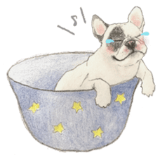 French bulldog & friends Sticker sticker #14320406