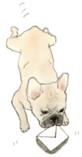 French bulldog & friends Sticker sticker #14320415