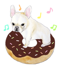 French bulldog & friends Sticker sticker #14320420