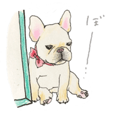 French bulldog & friends Sticker sticker #14320423