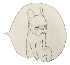 French bulldog & friends Sticker sticker #14320429