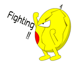 Yellow Melon dikdik sticker #14320606