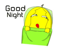 Yellow Melon dikdik sticker #14320621