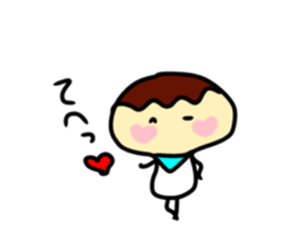 mushroom life baby3 sticker #14320687