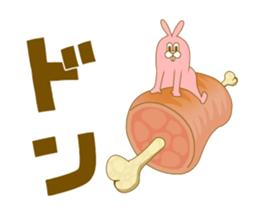 Medium mammal pink13 sticker #14320853