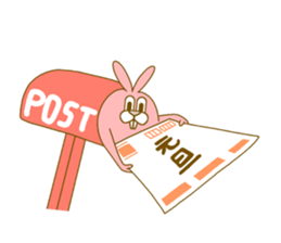 Medium mammal pink13 sticker #14320856